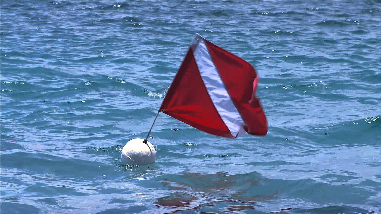 Буй Omer ПВХ круглый, с 2-мя флагами