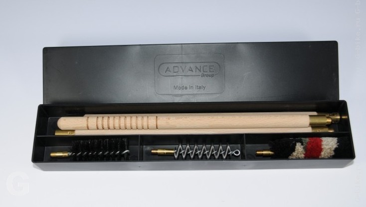 Набор для чистки, к.12 (дер.шомпол, кор.)