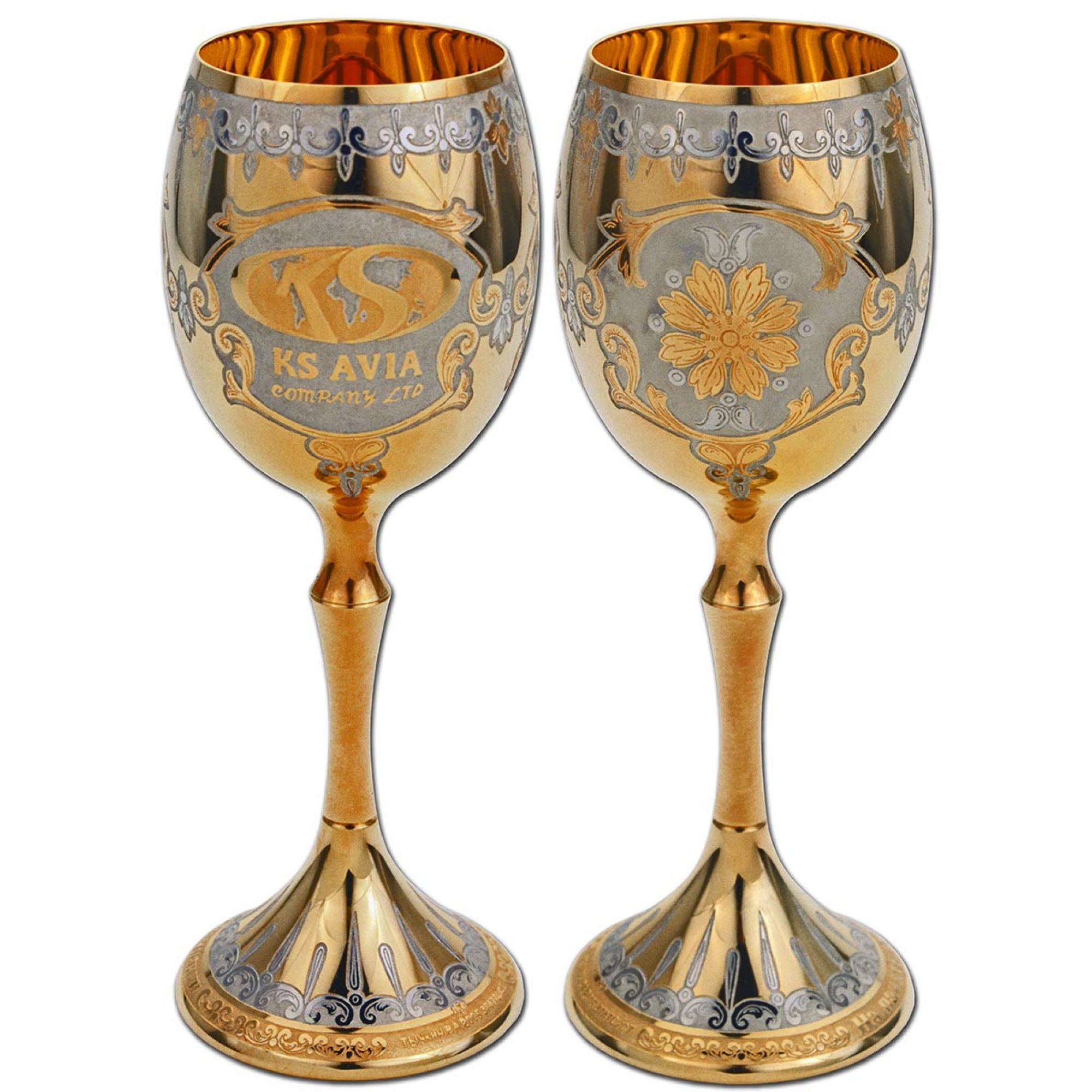 Набор подарочный "Превосходство" (2 фужера в пенале)